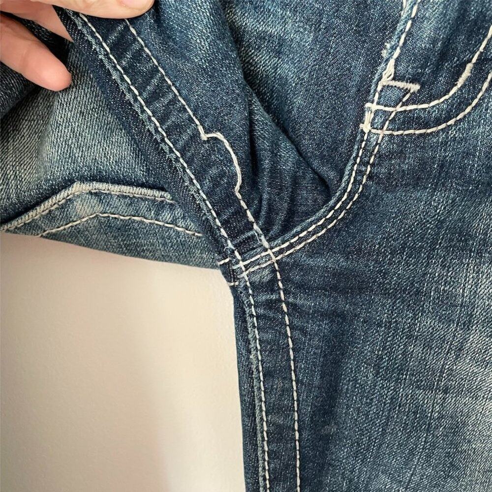 Vintage y2k Miss Me Easy Boot Jeans Sz 26 - Picture 9 of 12